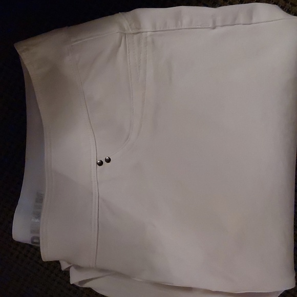 Summer or Spring White Ultra Denim 360/ 4Way Stretch Pants - Picture 8 of 9